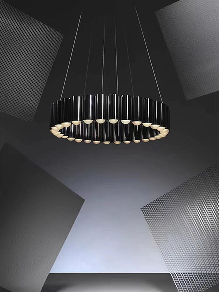 Designer Model Oversized Multi-head Round Chandelier for Living/Dining Room/Bedroom-Nobipets