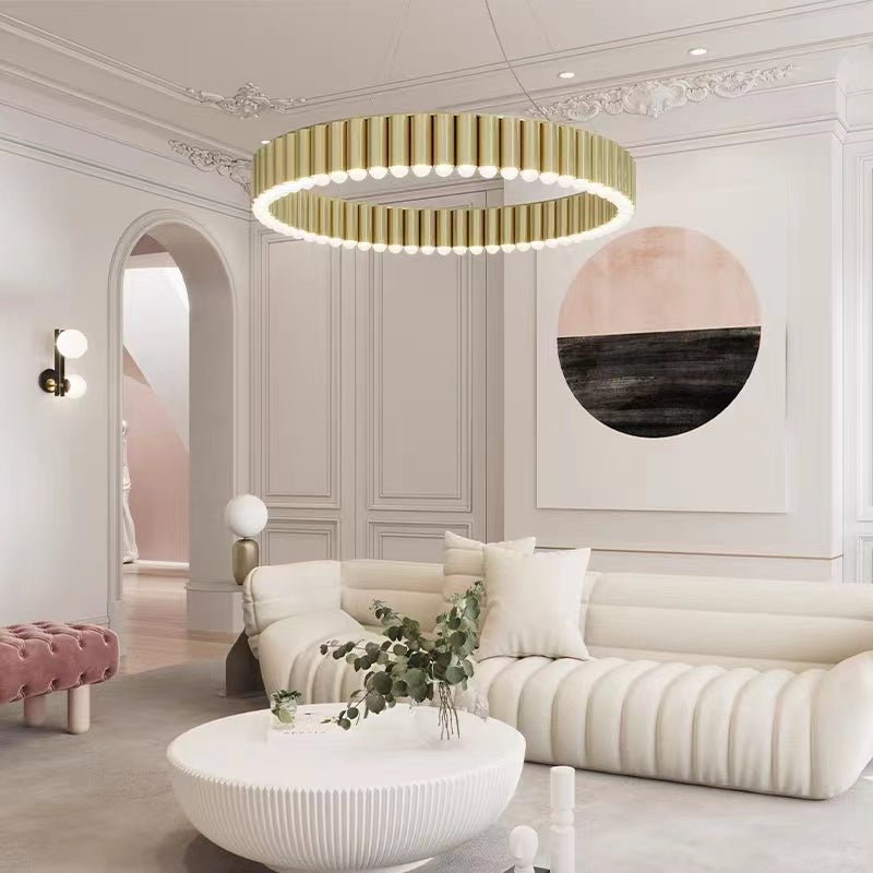 Designer Model Oversized Multi-head Round Chandelier for Living/Dining Room/Bedroom-Nobipets