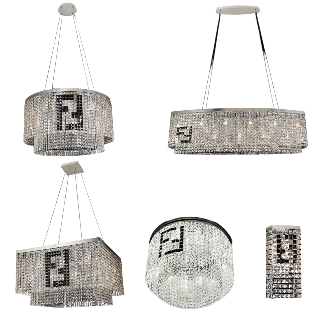 Designer Style Crystal Chandelier Elegant Round Ceiling Lighting Fixture for Living/ Dining Room-Nobipets