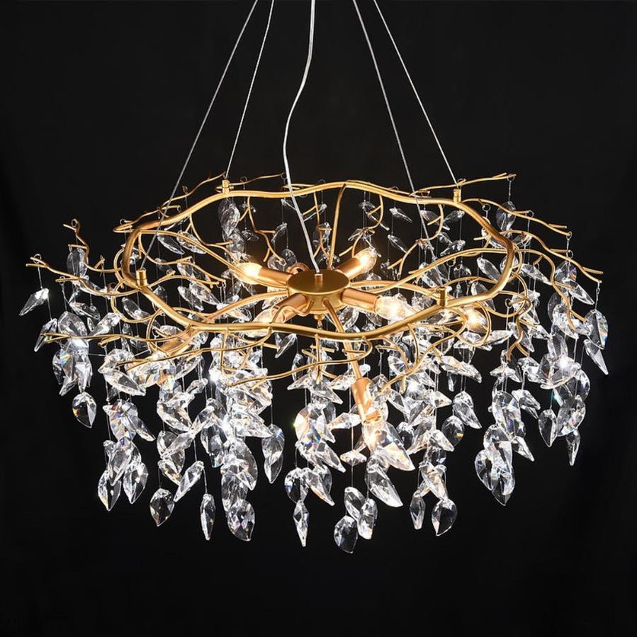 Doris Round Modern Branch Chandeliers-Nobipets