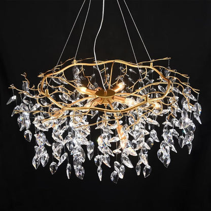 Doris Round Modern Branch Chandeliers-Nobipets