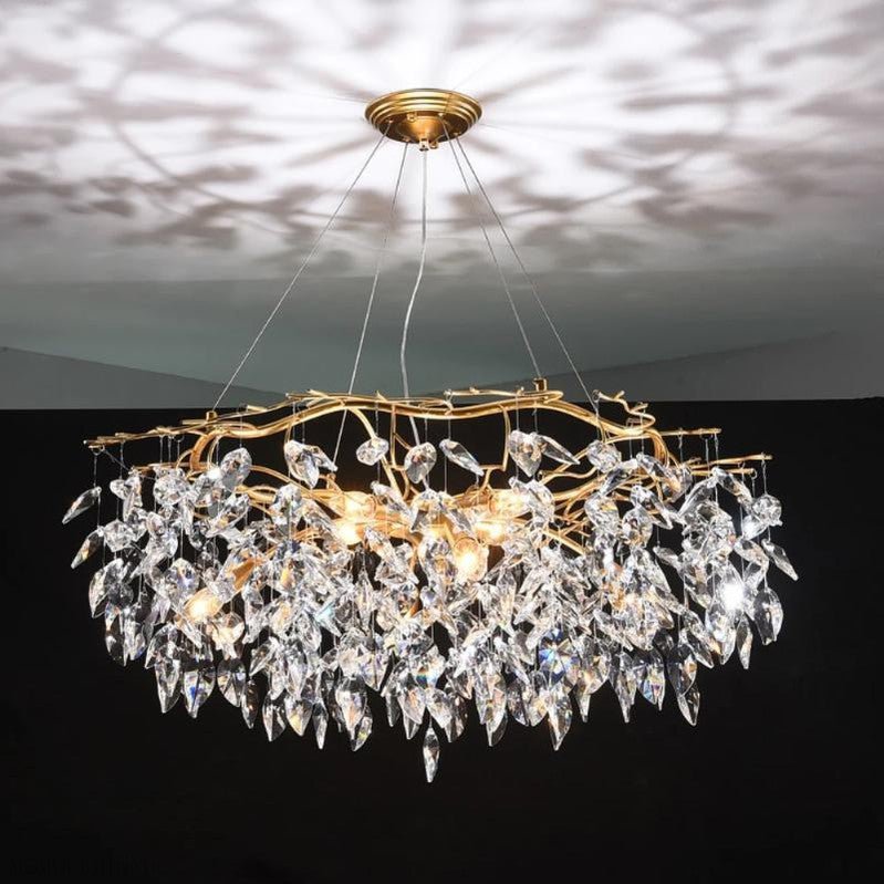 Doris Round Modern Branch Chandeliers-Nobipets