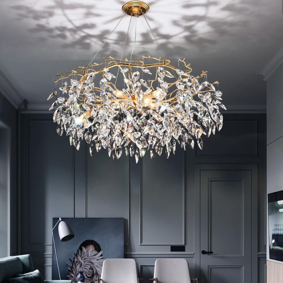 Doris Round Modern Branch Chandeliers-Nobipets