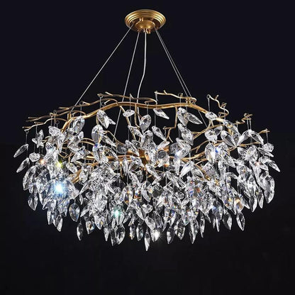 Doris Round Modern Branch Chandeliers-Nobipets