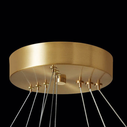 Doro Crystal Round Chandelier-Nobipets