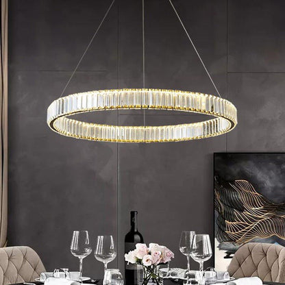 Doro Crystal Round Chandelier-Nobipets