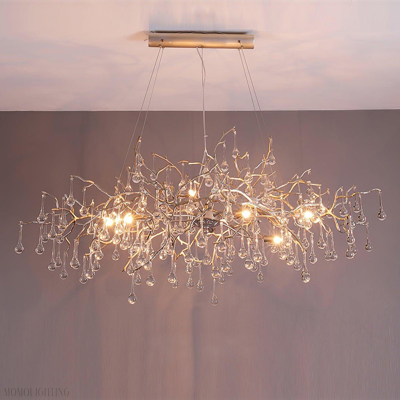 Drios Rain Chandelier-Nobipets