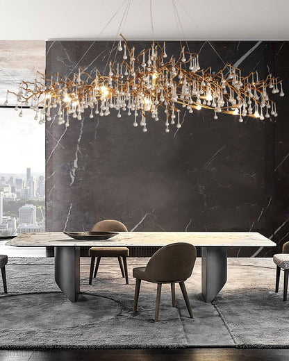 Drios Rain Chandelier-Nobipets