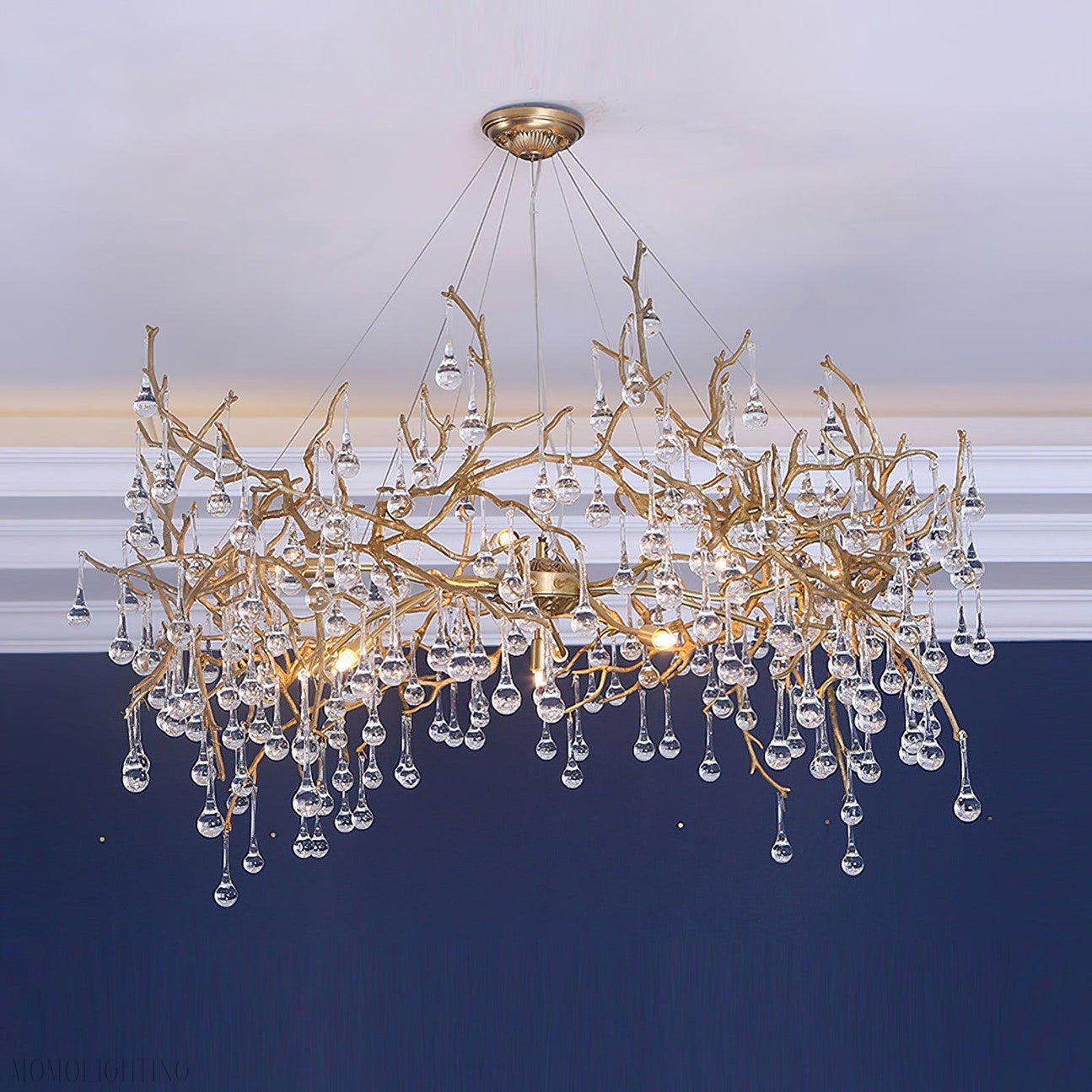 Drios Rain Chandelier-Nobipets