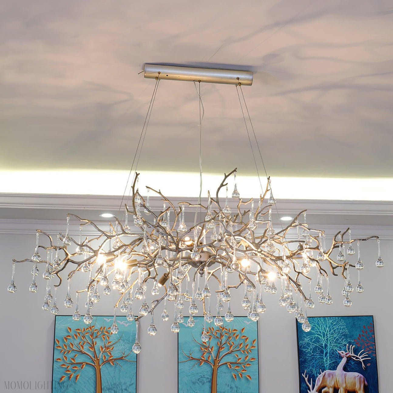 Drios Rain Chandelier-Nobipets