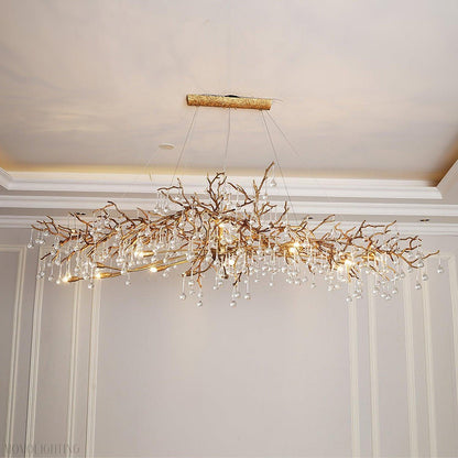 Drios Rain Chandelier-Nobipets
