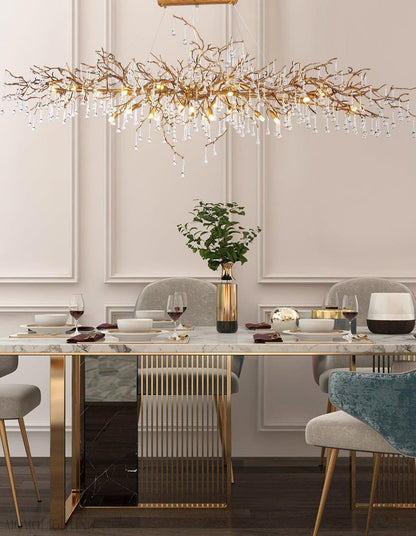 Drios Rain Chandelier-Nobipets