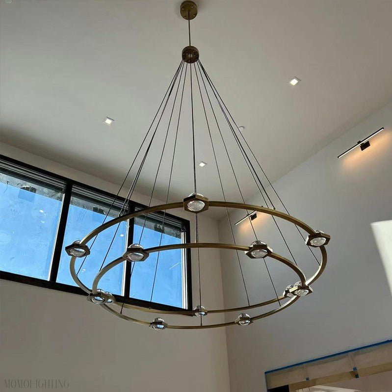 Eclatant 2-Tier Round Chandelier 48"-Nobipets