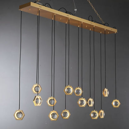 Eclatant Linear Chandelier W72''-Nobipets
