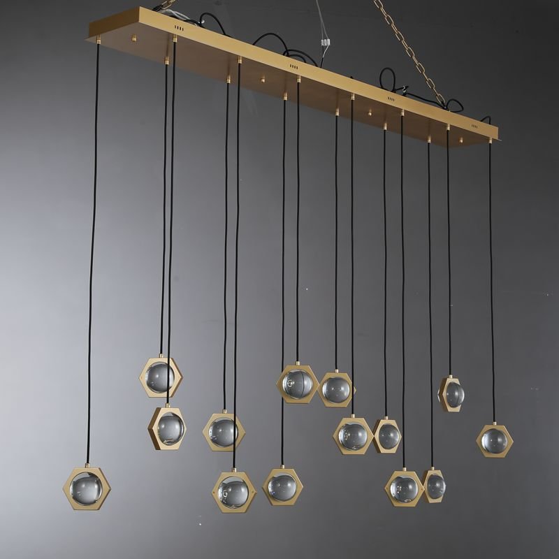 Eclatant Linear Chandelier W72''-Nobipets