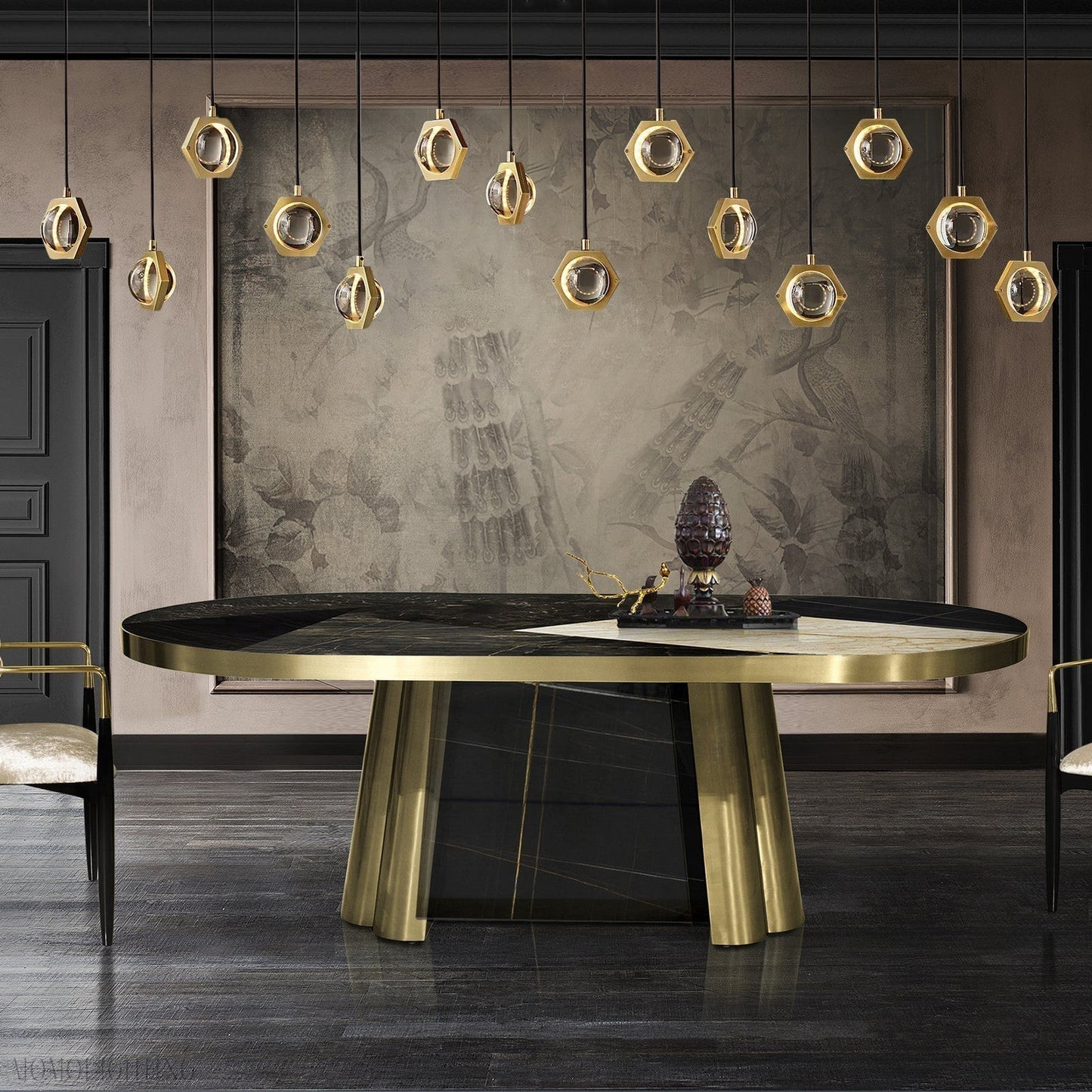 Eclatant Linear Chandelier W72''-Nobipets