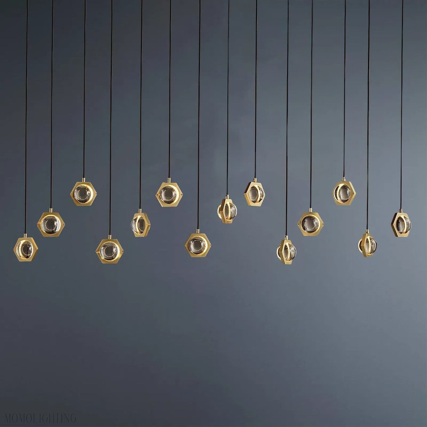 Eclatant Linear Chandelier W72''-Nobipets