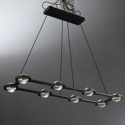 Eclatant Rectangular Chandelier 54" 72"-Nobipets