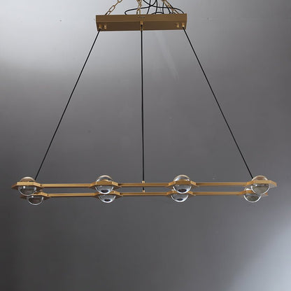 Eclatant Rectangular Chandelier 54" 72"-Nobipets