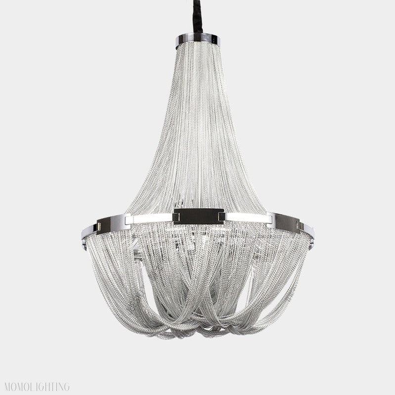 Eldorado Luxury Aluminum Chain Tassel Chandelier-Nobipets