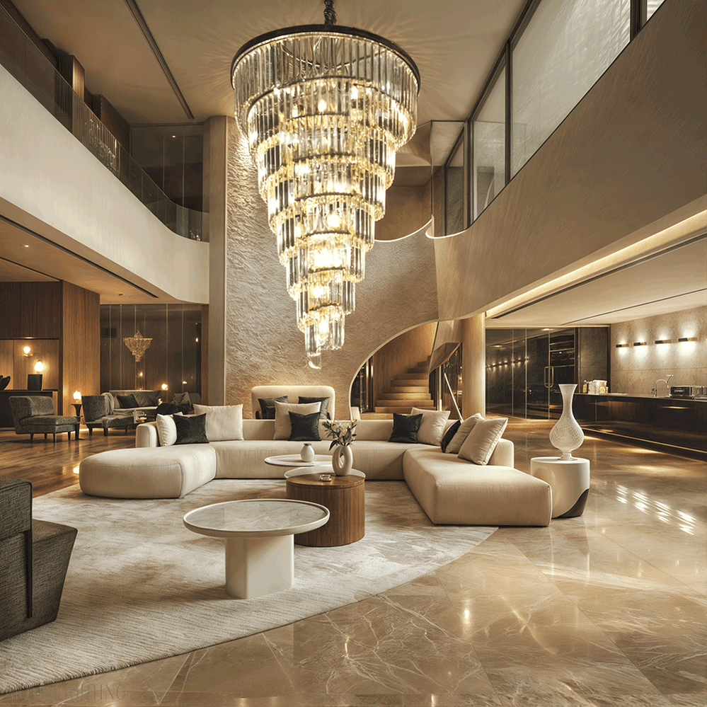 Elena Foyer & Staircase Chandelier-Nobipets