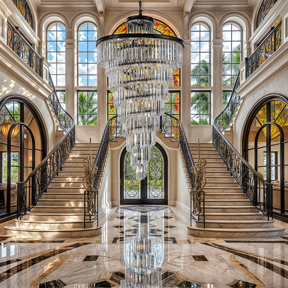 Elena Foyer & Staircase Chandelier-Nobipets