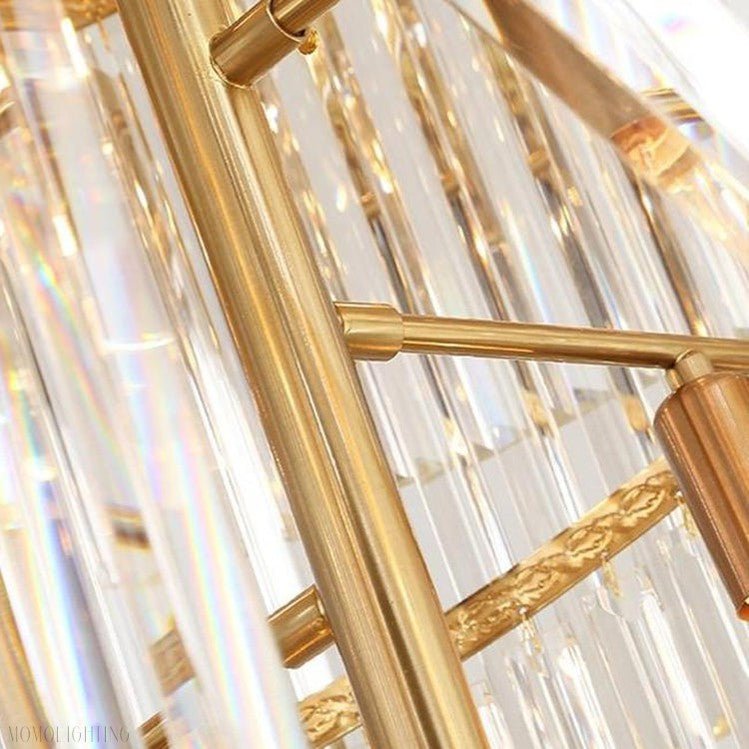 Elian Gillani 2-Story Crystal Chandelier-Nobipets