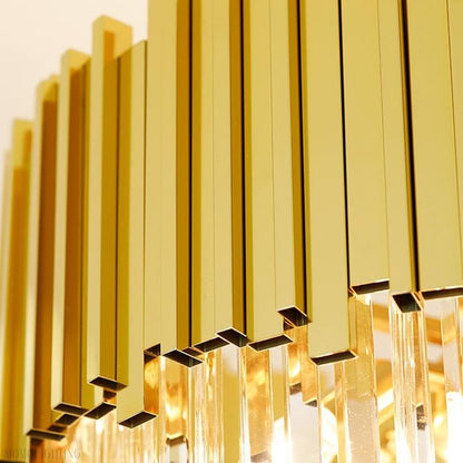 Elian Gillani 2-Story Crystal Chandelier-Nobipets