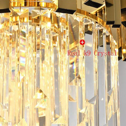 Elian Kaia Crystal Pendant Chandelier-Nobipets