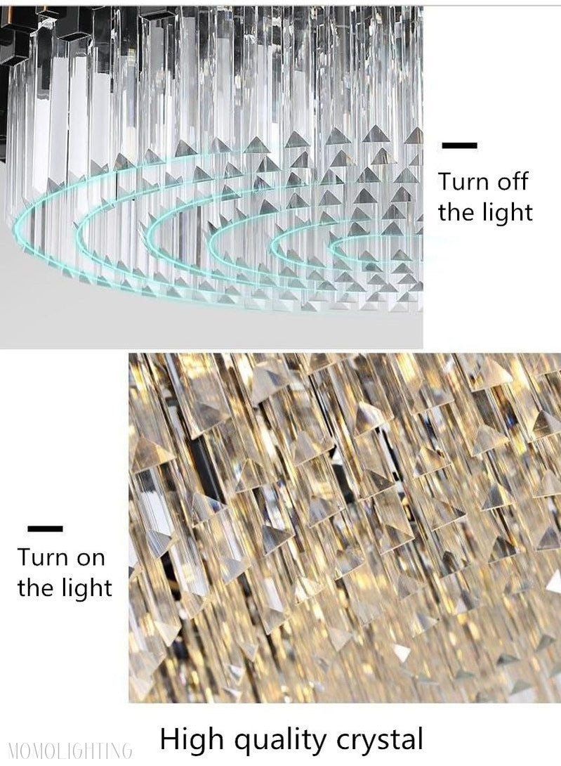 Elian Lason Crystal Chandelier-Nobipets