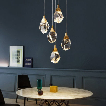 Elodie Foyer & Staircase Crystal Chandelier-Nobipets