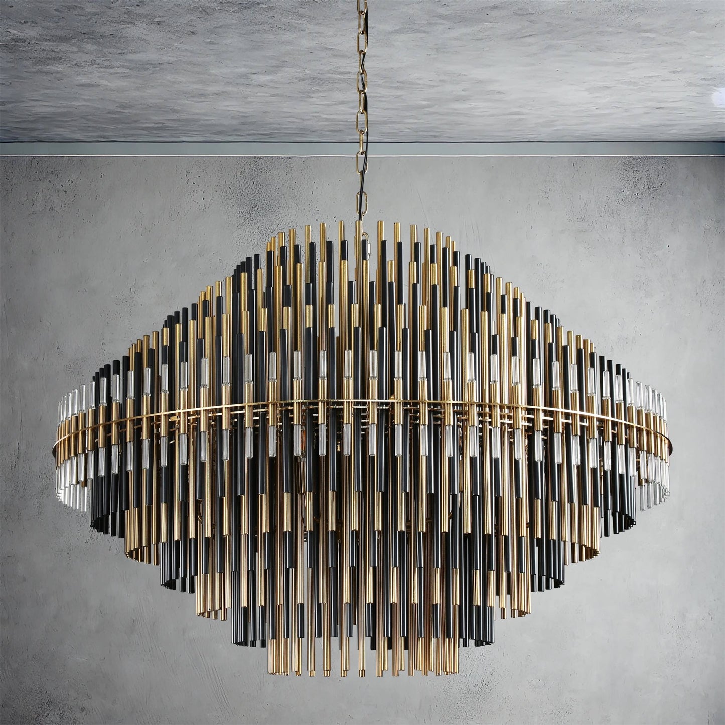 Emily Industrial Wind Round Chandelier 24" 32" 42"-Nobipets