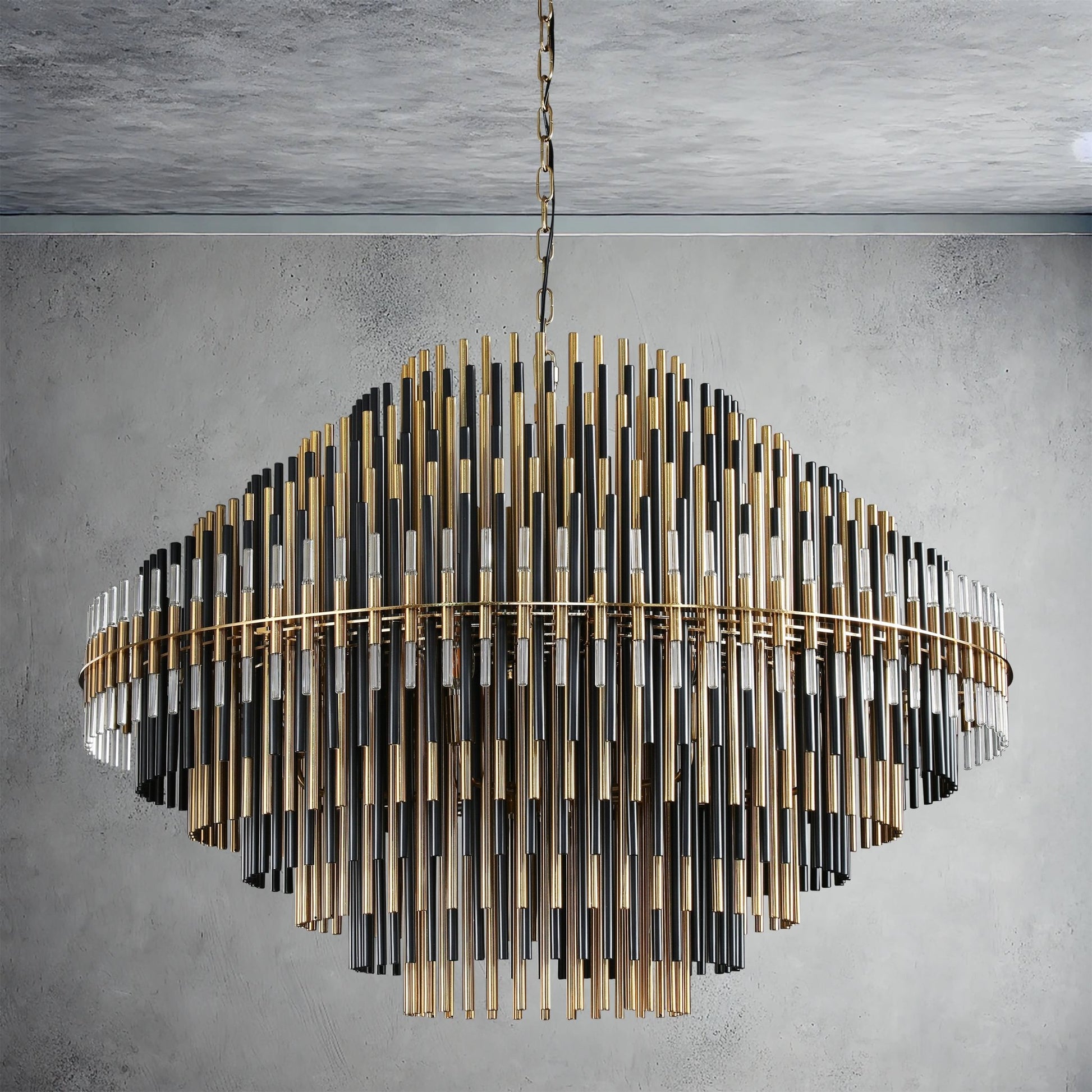 Emily Industrial Wind Round Chandelier 24" 32" 42"-Nobipets