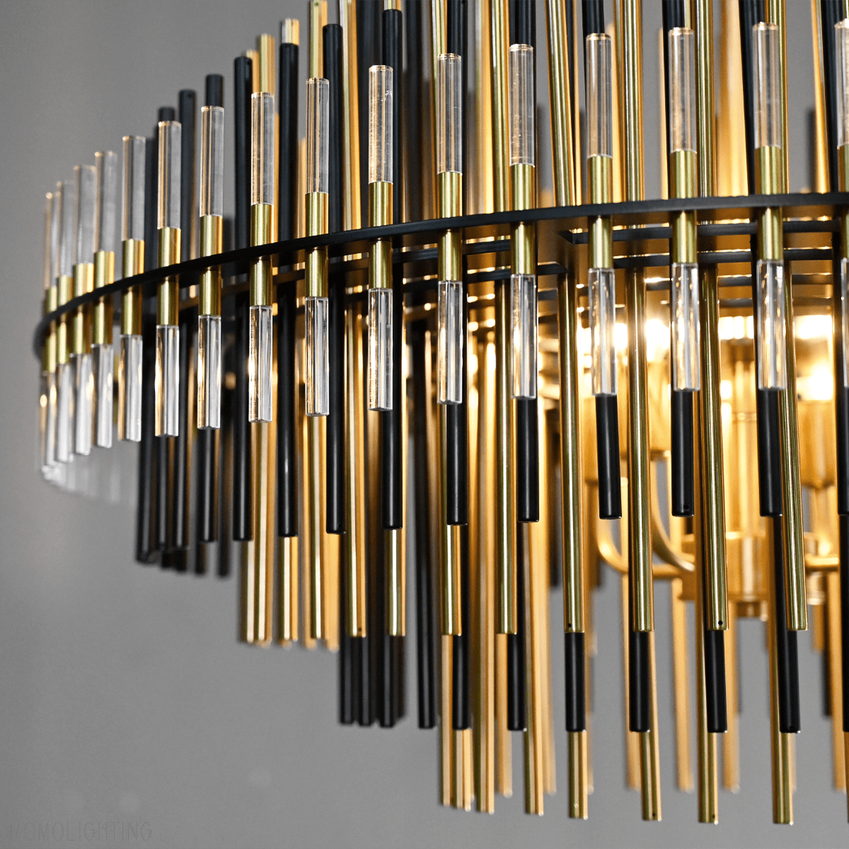 Emily Industrial Wind Round Chandelier 24" 32" 42"-Nobipets