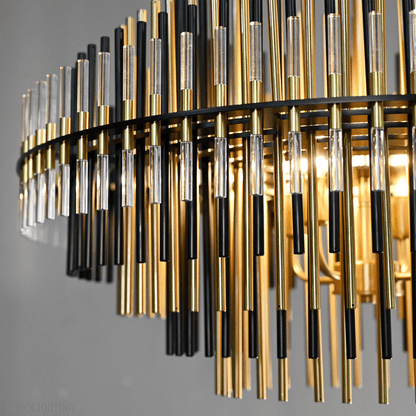 Emily Industrial Wind Round Chandelier 24" 32" 42"-Nobipets