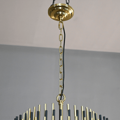 Emily Industrial Wind Round Chandelier 24" 32" 42"-Nobipets