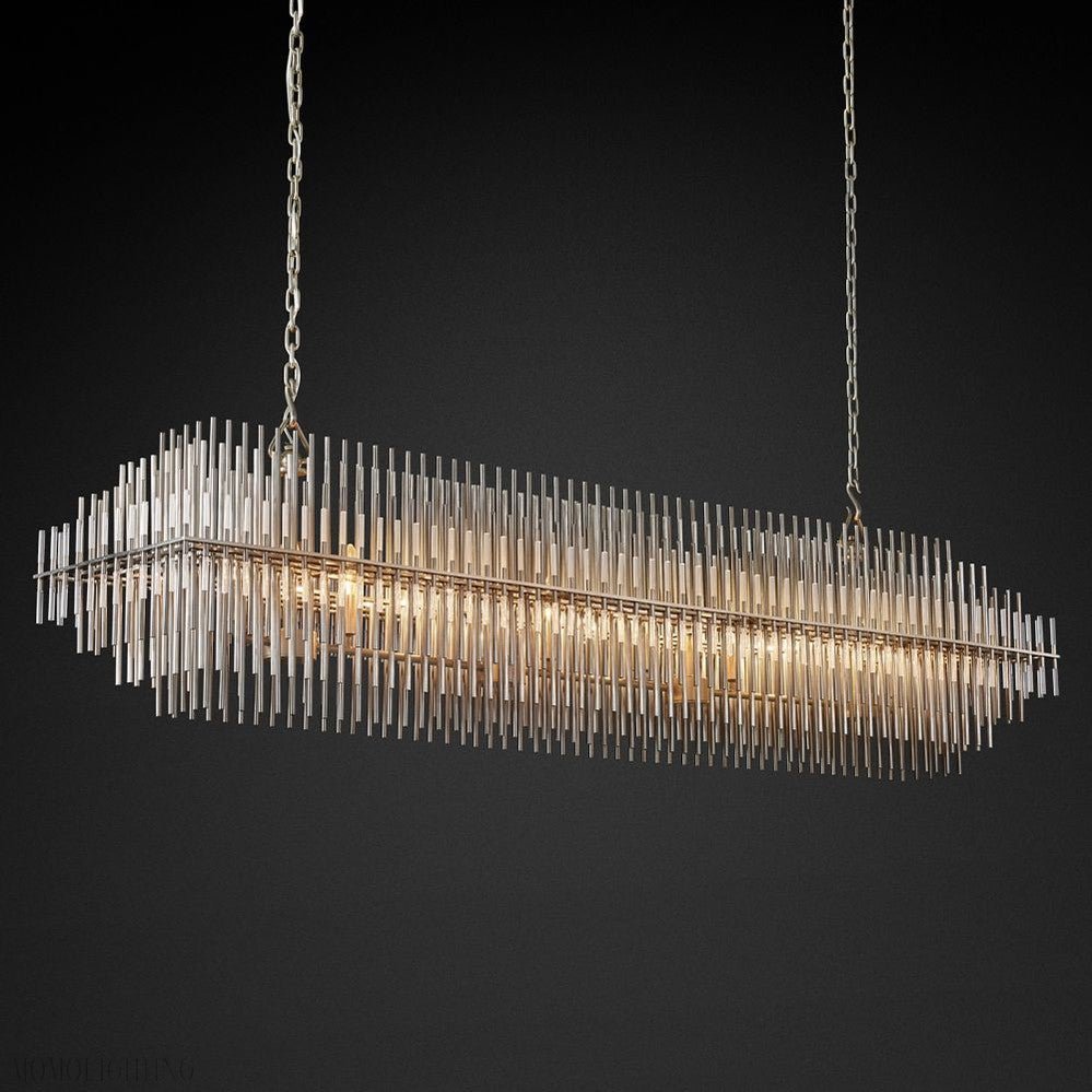 Emily Rectangle Chandelier 54"-Nobipets