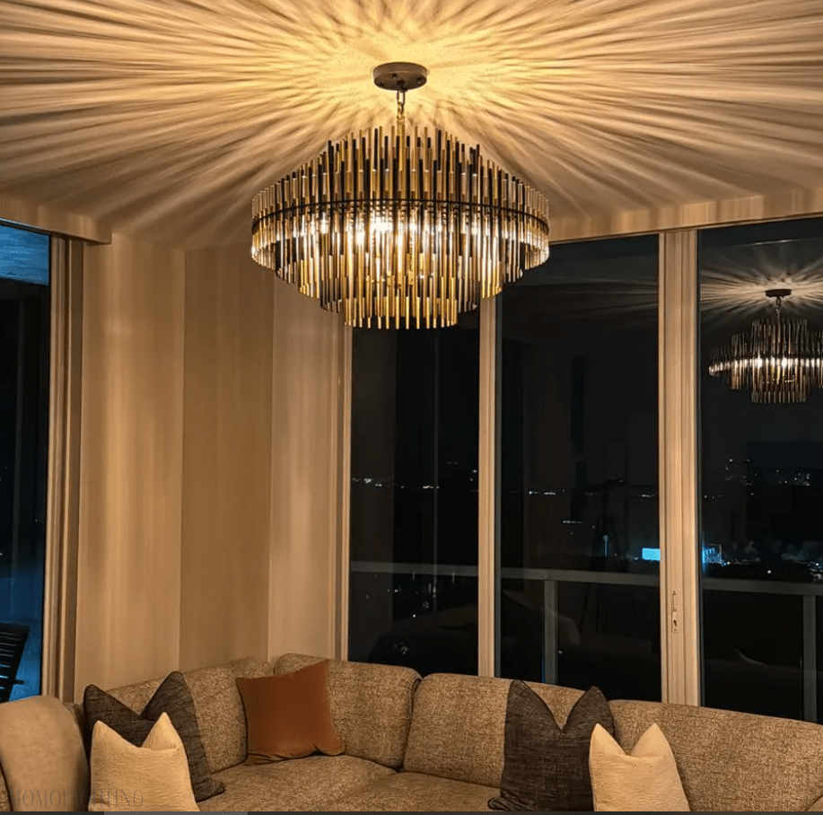Emily Round Chandelier 24"/32"/42"-Nobipets