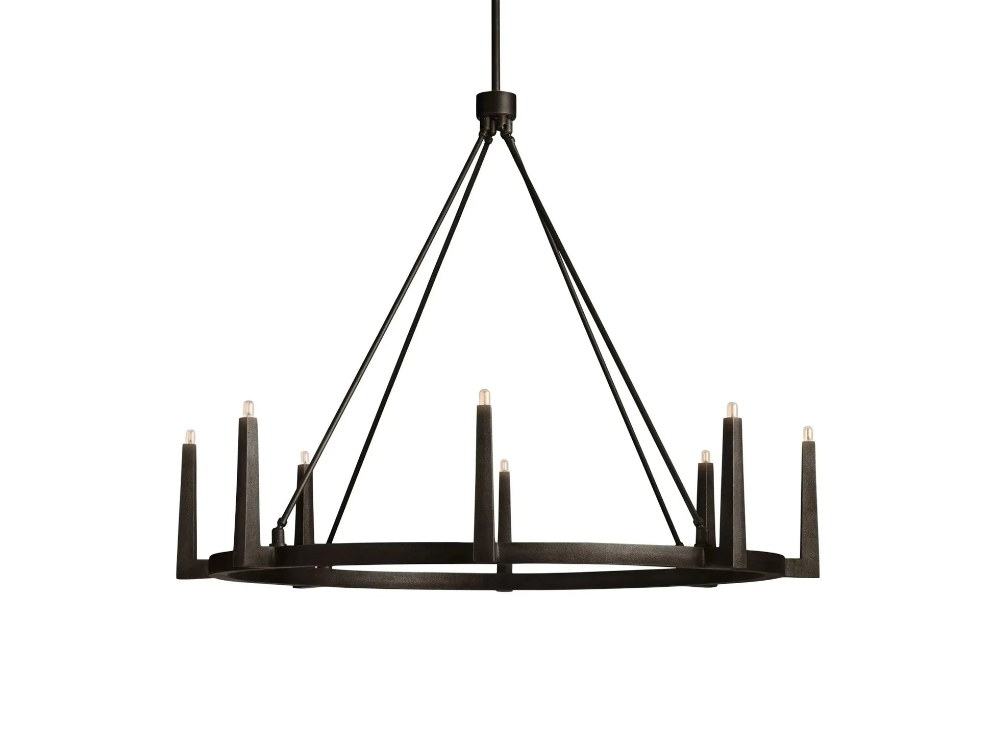 Emmet Round Chandelier 42''54''-Nobipets