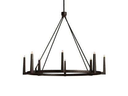 Emmet Round Chandelier 42''54''-Nobipets