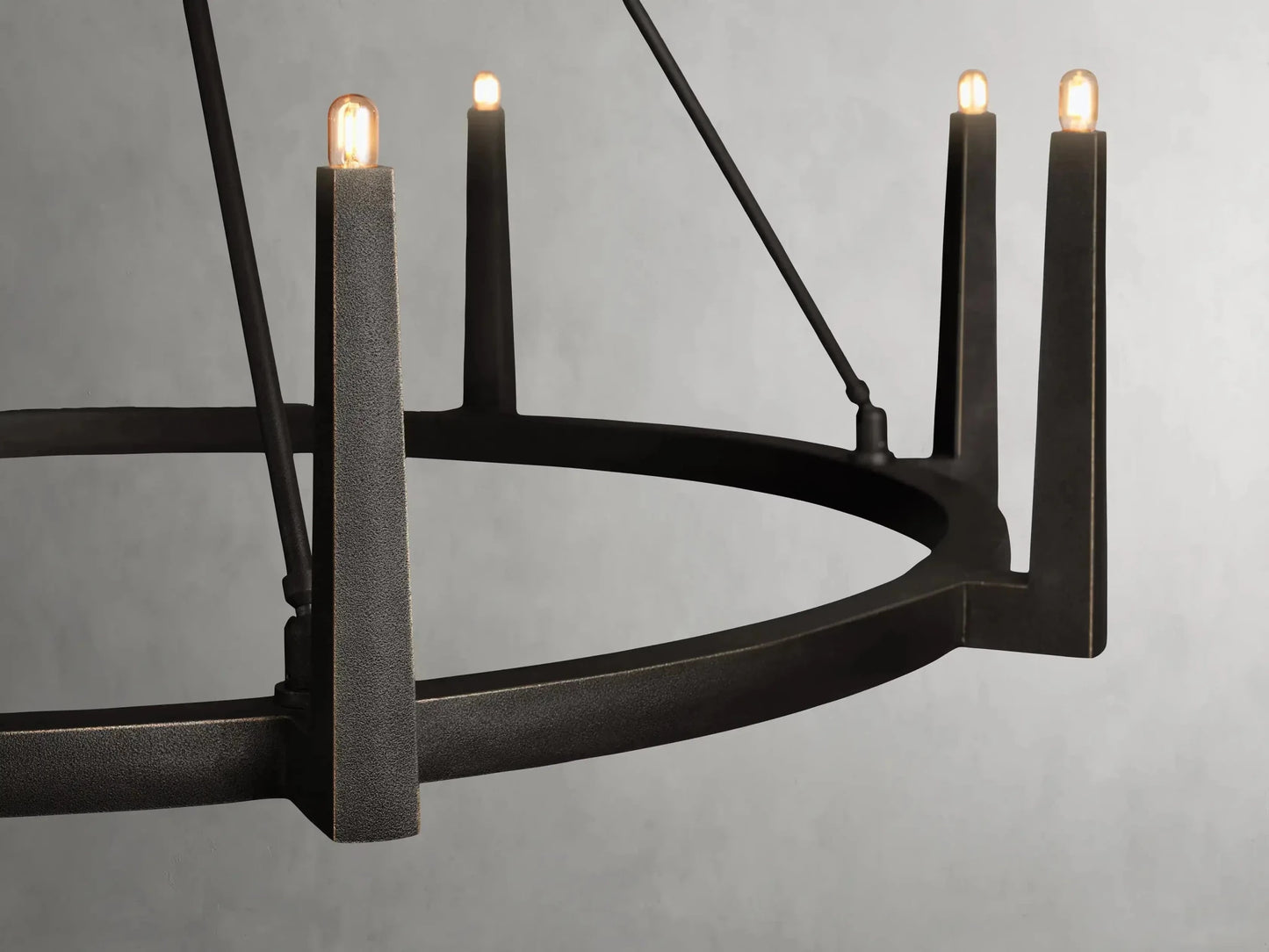 Emmet Round Chandelier 42''54''-Nobipets