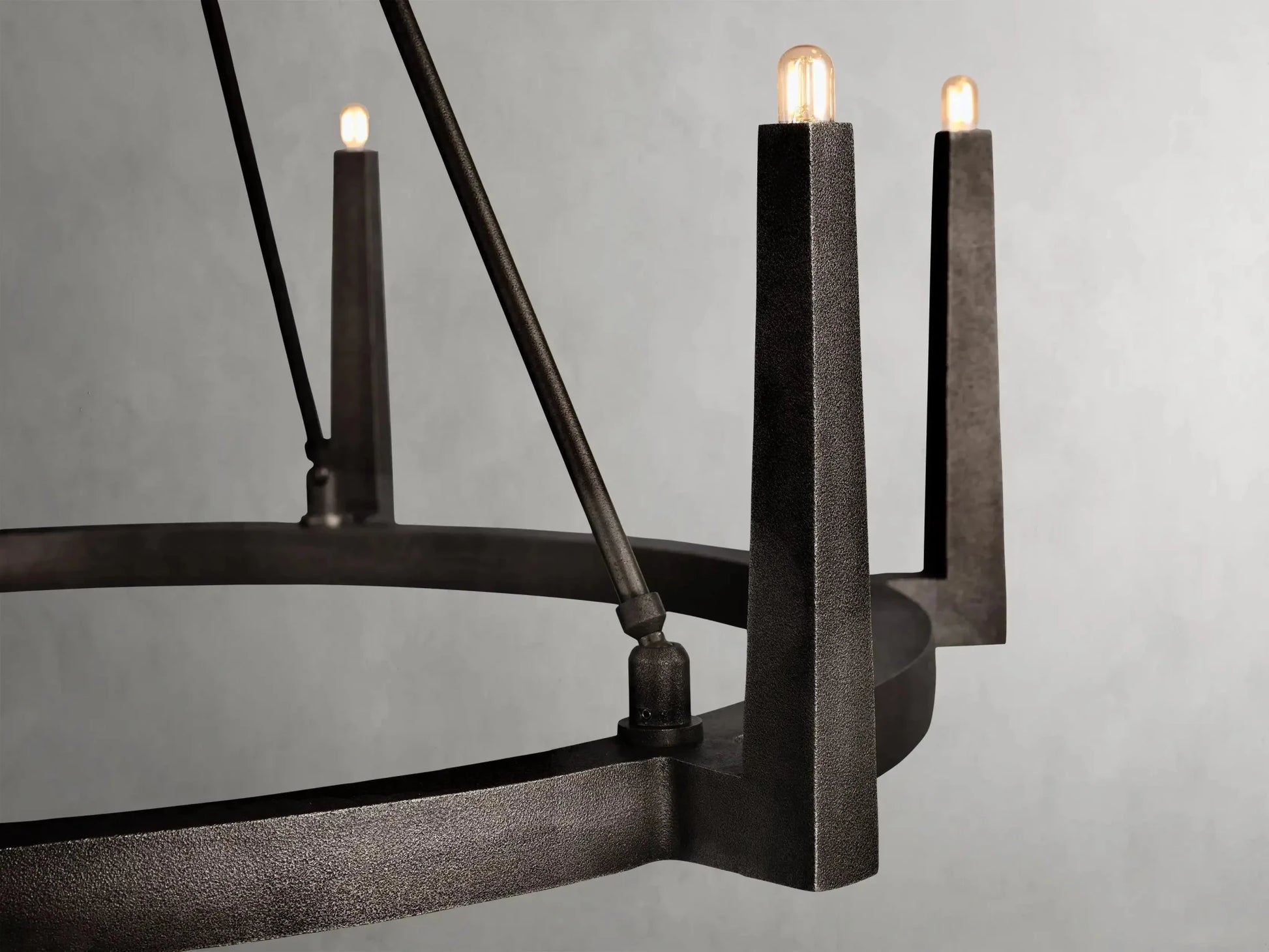 Emmet Round Chandelier 42''54''-Nobipets