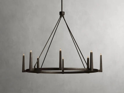 Emmet Round Chandelier 42''54''-Nobipets