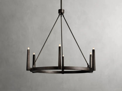 Emmet Round Chandelier 42''54''-Nobipets