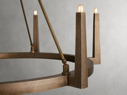 Emmet Round Chandelier 42''54''-Nobipets