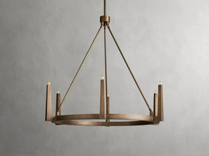 Emmet Round Chandelier 42''54''-Nobipets