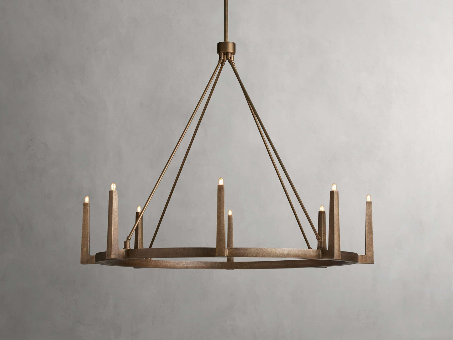 Emmet Round Chandelier 42''54''-Nobipets