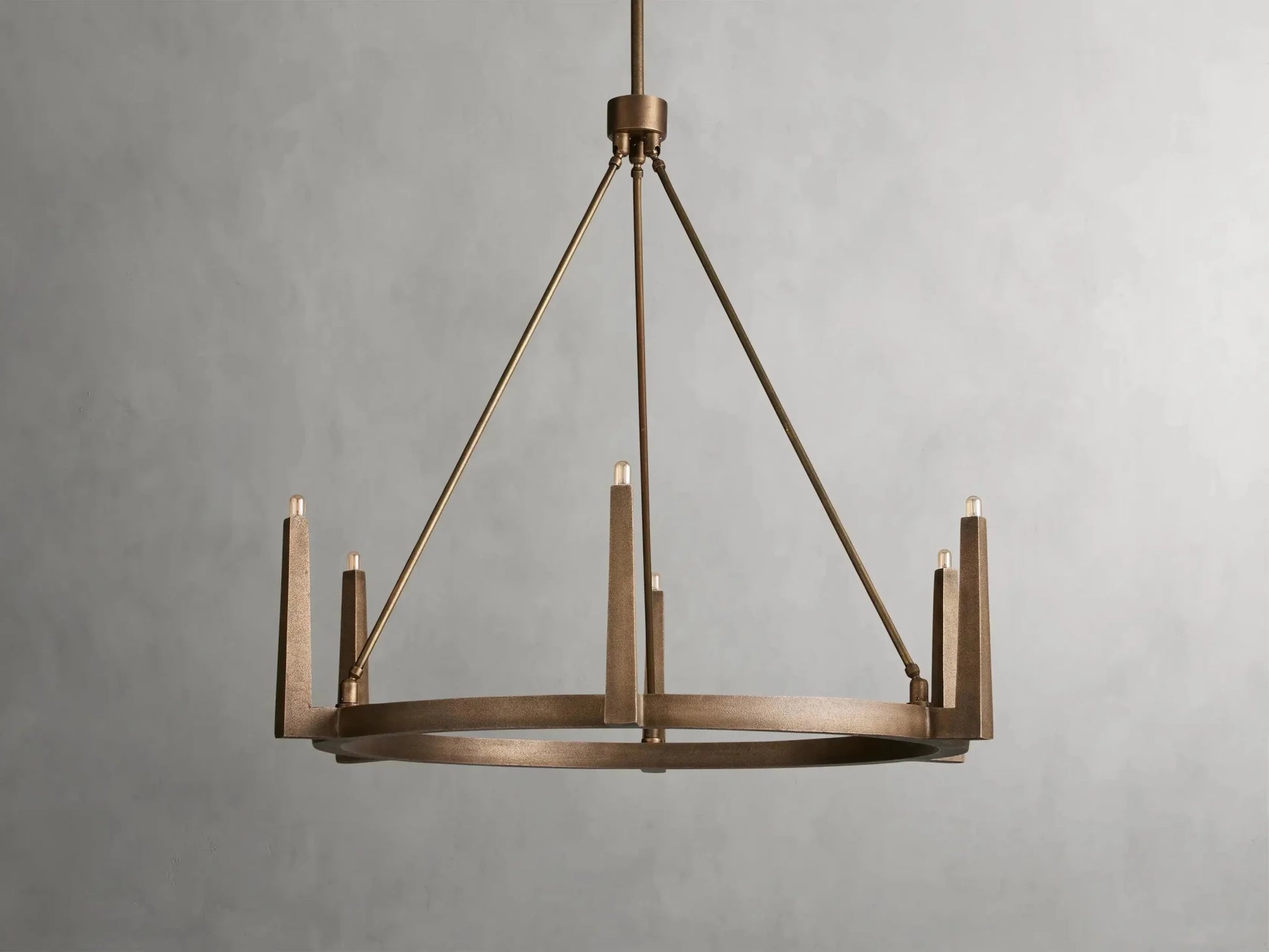 Emmet Round Chandelier 42''54''-Nobipets
