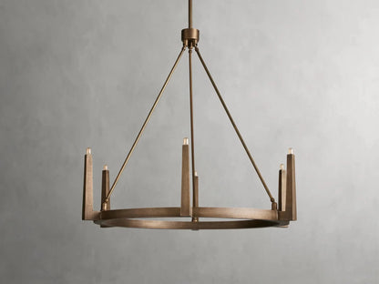 Emmet Round Chandelier 42''54''-Nobipets
