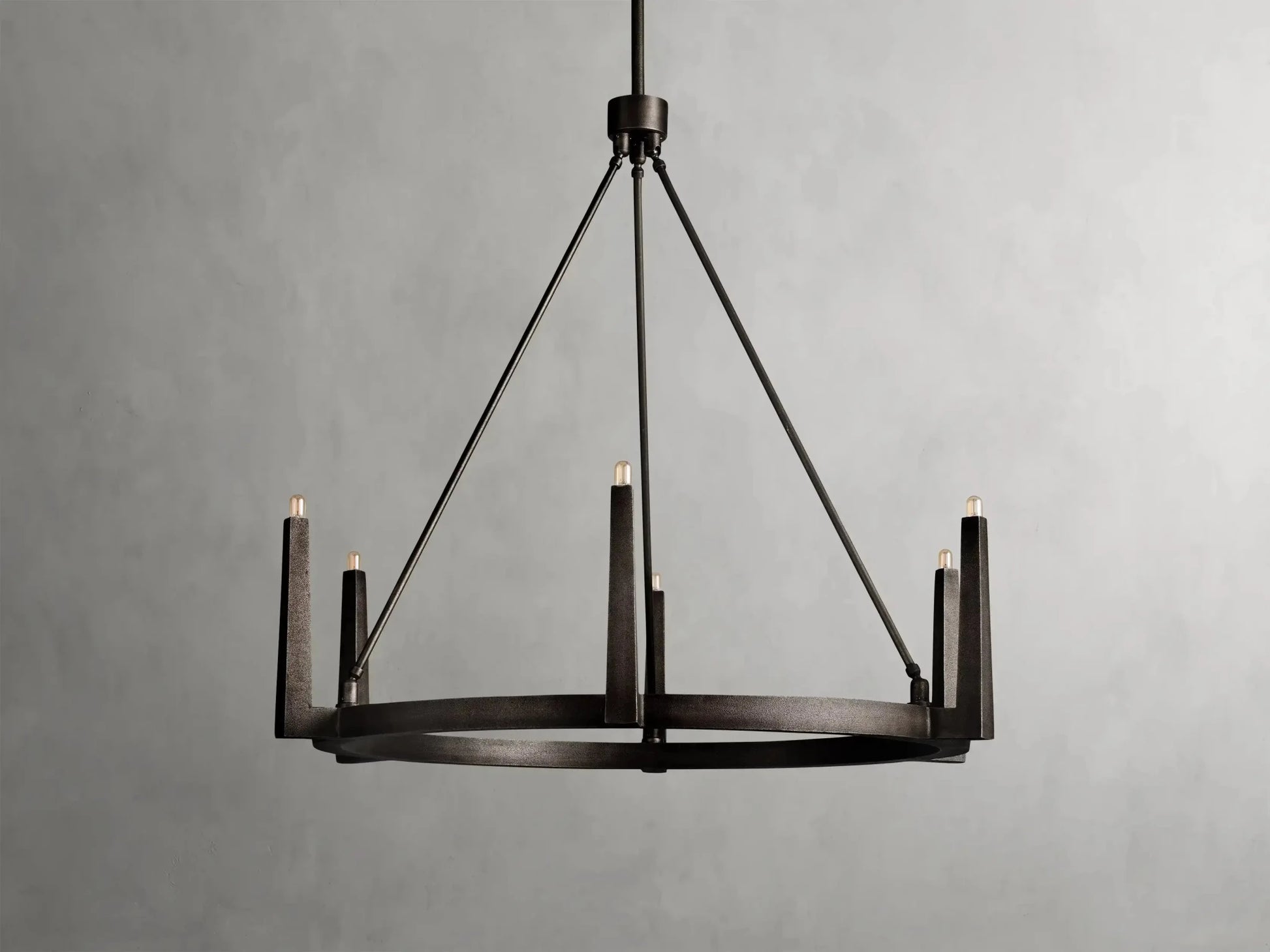 Emmet Round Chandelier 42''54''-Nobipets